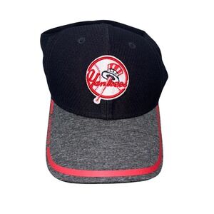 New Era Baseball Cap Men Medium-Large Black Gray 39THIRTY New York Yankees MLB